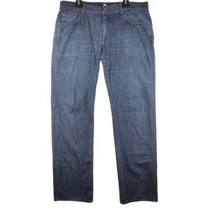 7 For All Mankind Austyn Blue Denim Jeans Men's Sz 36 (Actual 37)